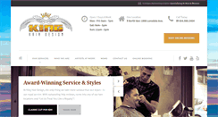 Desktop Screenshot of kinghairdesign.com